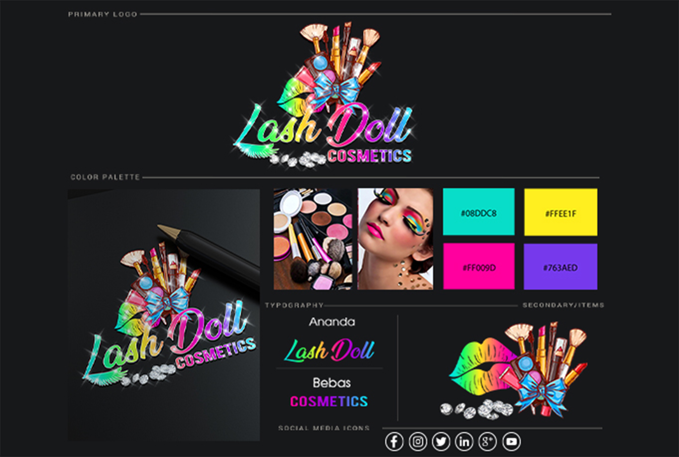 FEMININE GLITTER LOGO